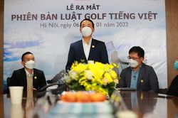 Hiệp hội Golf Việt Nam ra mắt luật golf phiên bản tiếng Việt