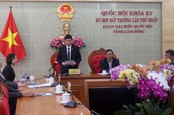 Quốc hội thảo luận trực tuyến về dự thảo Nghị quyết về chính sách tài khóa, tiền tệ hỗ trợ triển khai Chương trình phục hồi và phát triển kinh tế - xã hội