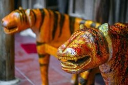 Đàn hổ sơn mài 2.022 con chờ đón năm Nhâm Dần
