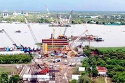 Vì sao một gói thầu thi công đường dẫn cầu Mỹ Thuận 2 chậm tiến độ?