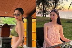 Du lịch đầu năm, Jun Vũ 'đốt mắt' fan bằng loạt ảnh bốc lửa