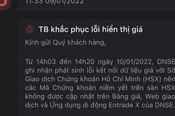 Hệ thống lại đơ, HOSE nhận lệnh 'khẩn trương giải thích với báo chí'