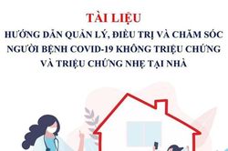 Hướng dẫn quản lý, điều trị và chăm sóc người bệnh Covid-19