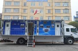 SCB tiếp tục trao tặng xe xét nghiệm lưu động tại Thái Bình và Thanh Hóa