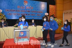 Đại hội chi đoàn Bưu điện tỉnh Tuyên Quang lần thứ VII, nhiệm kỳ 2022-2024
