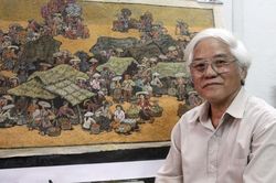 Họa sĩ Nguyễn Nghĩa Duyện - Kế thừa sáng tạo tranh khắc gỗ