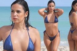 Người đẹp 9x từng bị nghi hẹn hò Kanye West nóng bỏng với bikini siêu bé