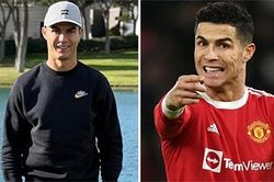 Ronaldo tươi cười tạo dáng giữa tin đồn chấn thương