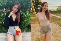 Diện quần ngắn cũn, nàng hot girl dạo phố khiến người nhìn phát ngại