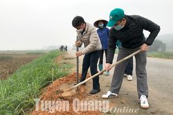 Ra quân '3 cùng' tại xã Trường Sinh