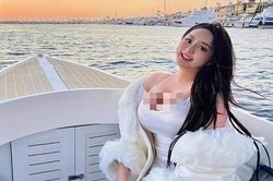 Diện mốt vạt chéo chữ X táo bạo, hotgirl khoe vòng 1 'ná thở'