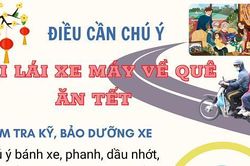 Điều cần chú ý khi lái xe máy về quê ăn Tết