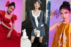 NTK Vân Anh Scarlet ra mắt BST 'Son' kết hợp áo dài với yếm