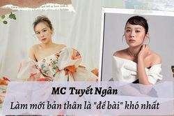 MC Tuyết Ngân có một năm Bắc 'tiến' đáng nhớ
