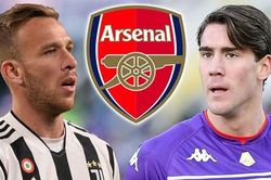 Chuyển nhượng Arsenal: Tiến sát Vlahovic và Arthur