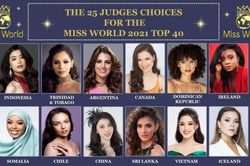 Hoa hậu Đỗ Thị Hà chính thức lọt top 40 Miss World 2021