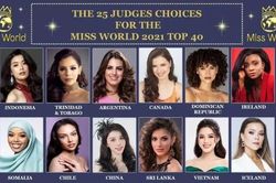 Hoa hậu Đỗ Thị Hà lọt Top 40 tại Miss World 2021