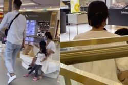 Tăng Thanh Hà bị bắt gặp dẫn 2 con nhỏ đi dạo ở trung tâm thương mại: Giản dị nhưng đầy khí chất hào môn