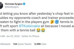Ăn mừng quá mức, 'trai hư' Kyrgios bị... dọa đánh