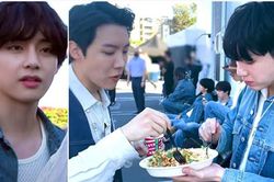 BTS gọi món Chipotle cho bữa trưa, V lại 'một mình một kiểu'
