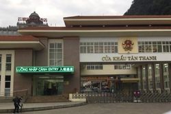 Cửa khẩu Tân Thanh thông quan trở lại