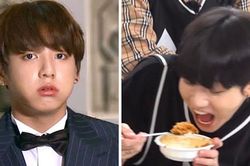 Jungkook BTS thể hiện đúng kiểu 'em út', nhõng nhẽo, háu ăn... cực kỳ 'cute'