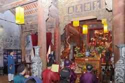 Độc đáo Lễ Cáo yết Thành hoàng và dựng cây nêu ngày Tết