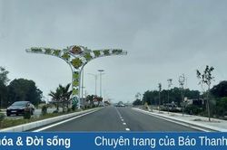 Sắc xuân ở thị trấn Bút Sơn