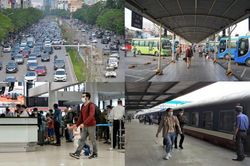 Khung cảnh trái ngược tại bến xe, ga tàu với cảng hàng không dịp cận Tết