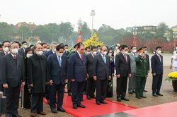 Lãnh đạo Đảng, Nhà nước vào Lăng viếng Chủ tịch Hồ Chí Minh