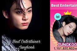 Jungkook BTS lại về nhất trong cuộc bình chọn này với hơn 1 tỷ phiếu bầu