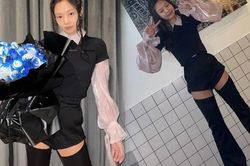 Jennie đón tuổi 26 với vẻ ngoài chất phát ngất, dự là lại tạo trend với kiểu quần cắt xẻ độc đáo