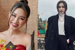 Mặc quần ống rộng đơn giản, Hoa hậu Đỗ Thị Hà vẫn khoe trọn đôi chân 1m11 dài miên man