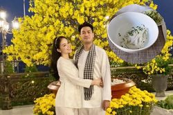 Em chồng Tăng Thanh Hà ăn món cực giản dị dịp Tết cùng bạn gái