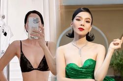 Bị soi bụng mỡ, Lệ Quyên làm ngay quả ảnh chỉ mặc mỗi đồ lót khoe body siêu đỉnh của mình