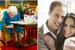Những bức ảnh đặc biệt trên bàn Nữ hoàng Anh: Có William, Kate, Harry, thiếu mỗi Meghan