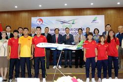 Tuyển nữ Việt Nam sẽ đi chuyên cơ Bamboo Airways về nước