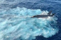 Video 'Thần sấm' F-35 Mỹ bốc cháy trước khi rơi xuống Biển Đông