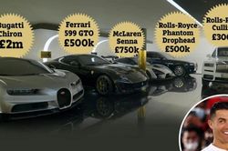 Choáng ngợp trước dàn siêu xe trị giá hơn 500 tỷ của Ronaldo