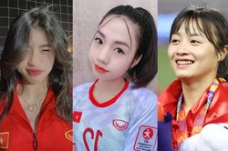 Ba 'bóng hồng' gây sốt mạng xã hội của bóng đá nữ Việt Nam