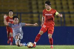 Đội U23 Việt Nam thắng trận giao hữu ở chuyến tập huấn Bình Dương