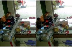 Thanh sắt lao như tên bắn vào cửa hàng, xé vỡ tan cửa kính nhưng netizen vẫn suýt xoa: 'May mắn'