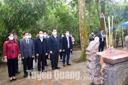 Đoàn công tác Ban Tuyên giáo Trung ương thăm Khu di tích Quốc gia đặc biệt Tân Trào