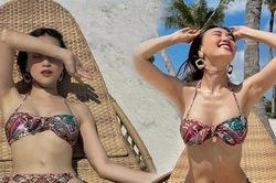 Ninh Dương Lan Ngọc chăm diện bikini 'đốt mắt' người hâm mộ dịp đầu năm