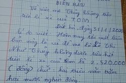 Đưa mẹ giữ tiền lì xì nhưng không yên tâm, cậu bé viết hẳn bản cam kết với điều khoản 'nghiêm ngặt'