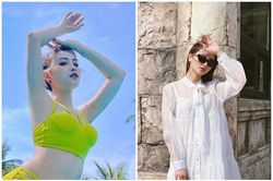 Du lịch đầu năm, nữ MC VTV khoe vóc dáng 'đỉnh của chóp'