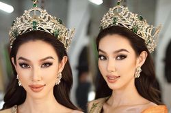 Miss Grand - Thùy Tiên khoe sắc kiêu sa diễm lệ khiến fan 'quên đường đi lối về'