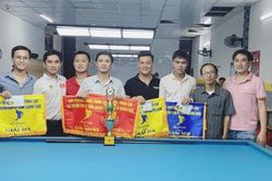Pleiku: 60 cơ thủ tham gia giải Billiards carom 3 băng