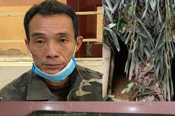 Kẻ sát hại người thân lẩn trốn trong hang đá đã bị bắt