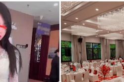 Ngồi ăn cỗ ngon lành, cô gái mới phát hiện đi nhầm tiệc cưới